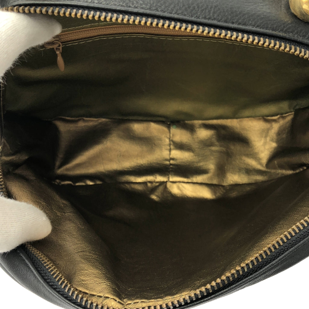 mila schon / 미라 숀 | 가죽 로고 핸드백 |