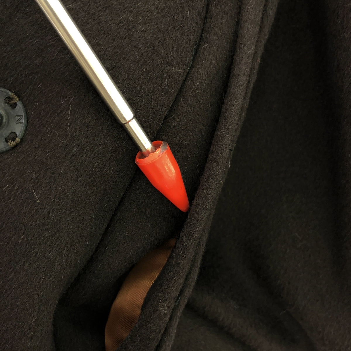 hLam / ラム | ベルテッド シングルロングコート / 総裏地 | 40 | ダークブラウン | レディース