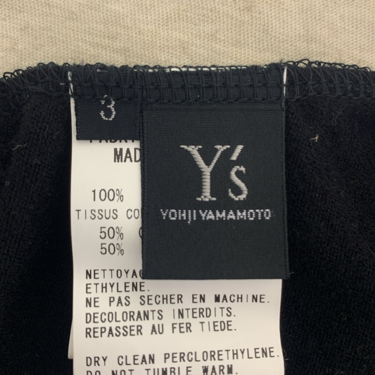 [狀況極佳] Y's / Y's Yohji Yamamoto | 2010 春夏 | 羊毛不對稱無袖針織套頭衫 | 3 碼 | 黑色 | 女款