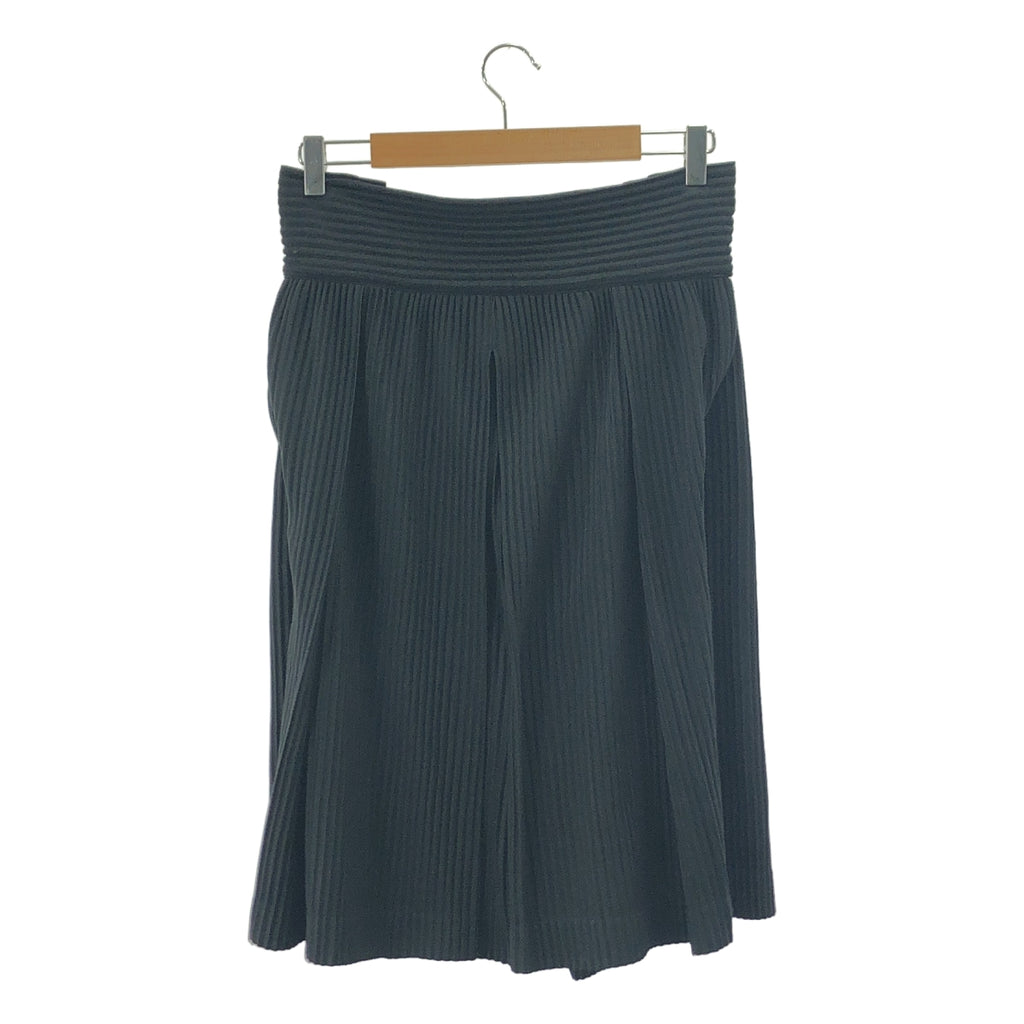 【美品】  HOMME PLISSE ISSEY MIYAKE / オムプリッセイッセイミヤケ | サイドダブルアジャスター プリーツ ワイド ショートパンツ | 2 | ブラック | メンズ