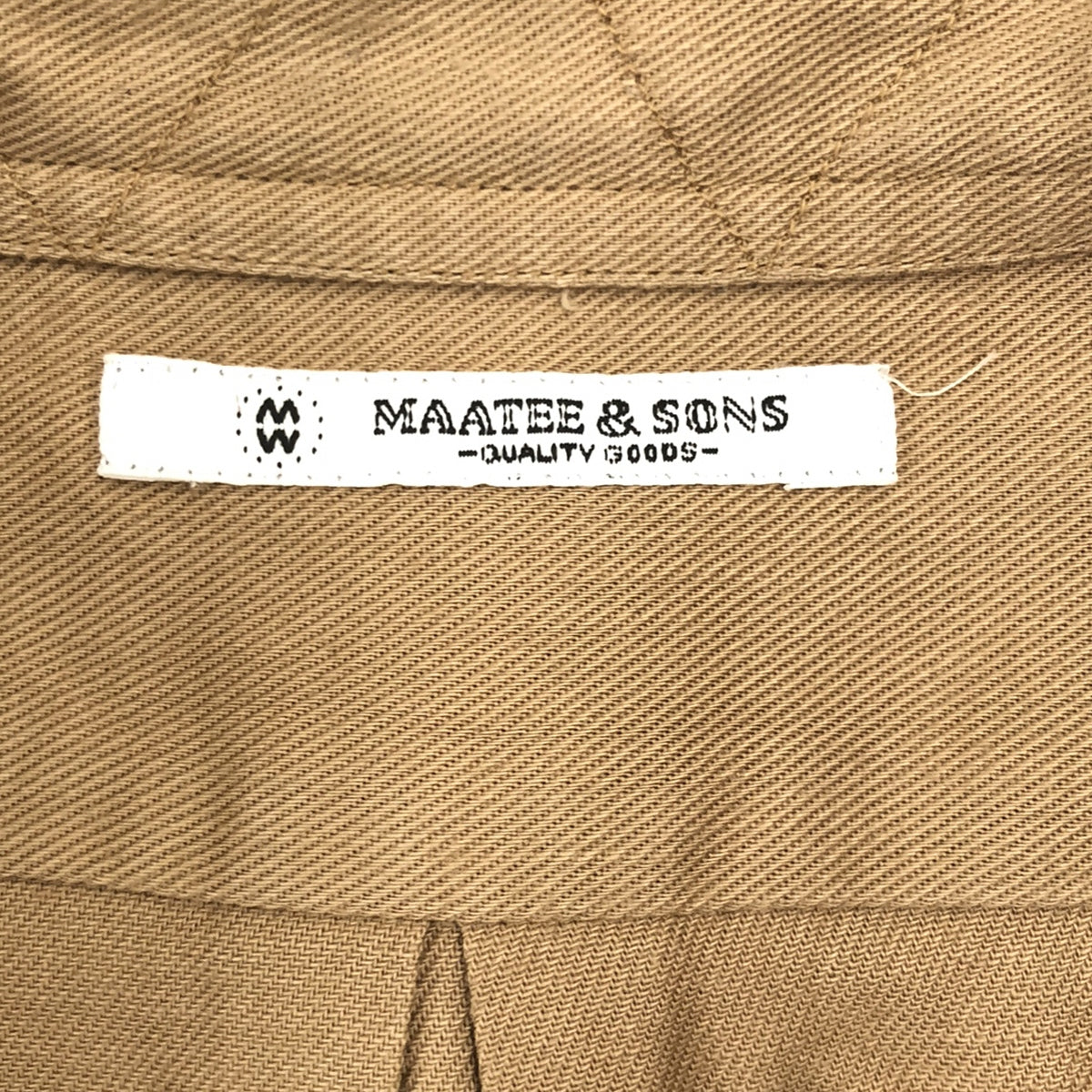 MAATEE &amp; SONS / 마티 &amp; 샌즈 | 2022AW | WORK SHIRTS 코튼 워크 셔츠 | 3 | 남성