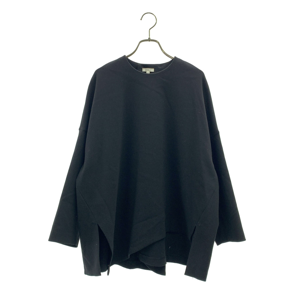 ENFOLD / エンフォルド | ダブルクロススクエアBOXプルオーバーカットソー | 36 | レディース