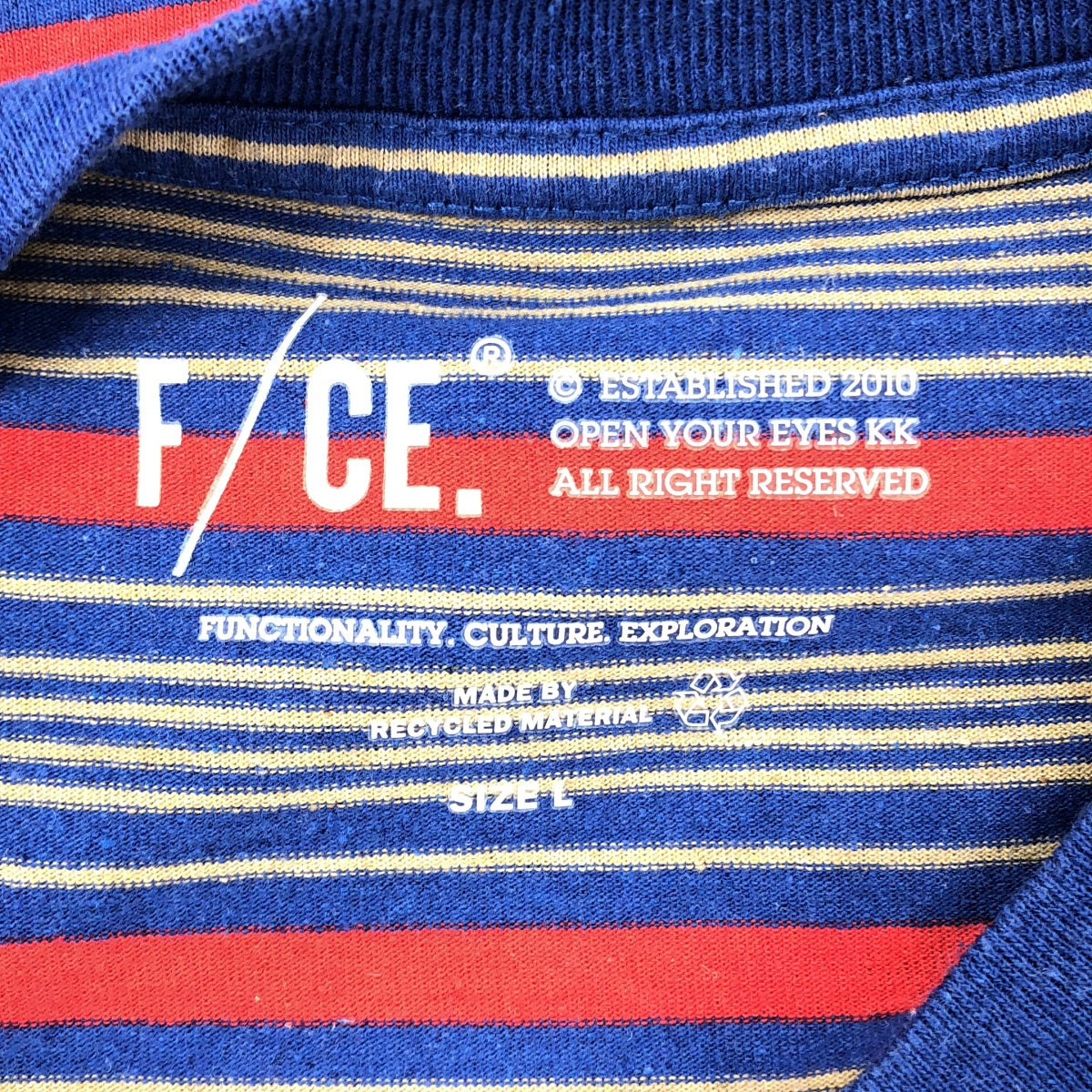 F/CE. / エフシーイー | 2023SS | BORDER RECYCLE RINGER T ボーダー リサイクル リンガー Tシャツ | L | ブルー | メンズ