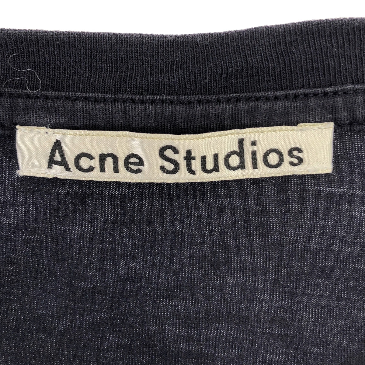 Acne Studios / アクネストゥディオズ | EWAN RETURN AW15 クルーネックカットソー | XXS | ネイビー | メンズ