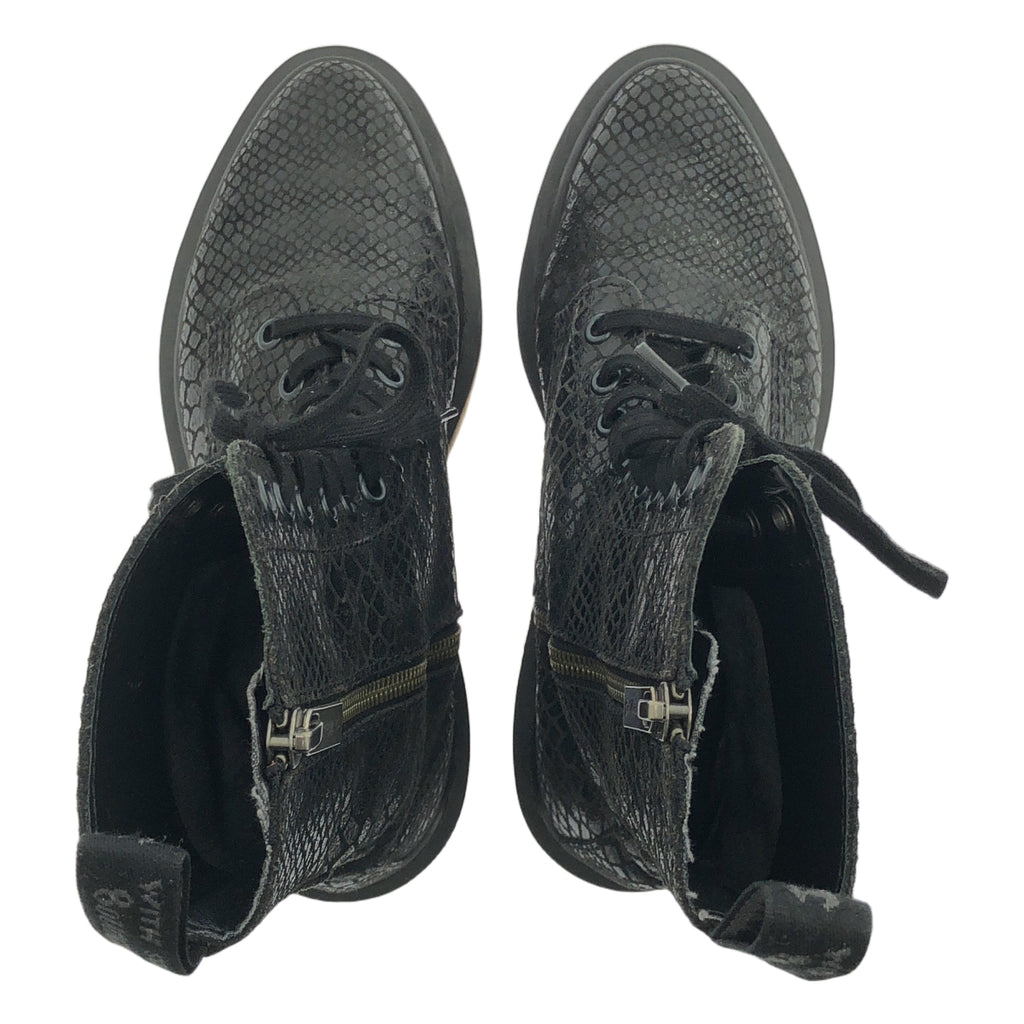 Dr.Martens / ドクターマーチン | ALIX  パイソン柄 サイドジップ ブーツ | UK3 | ブラック | レディース