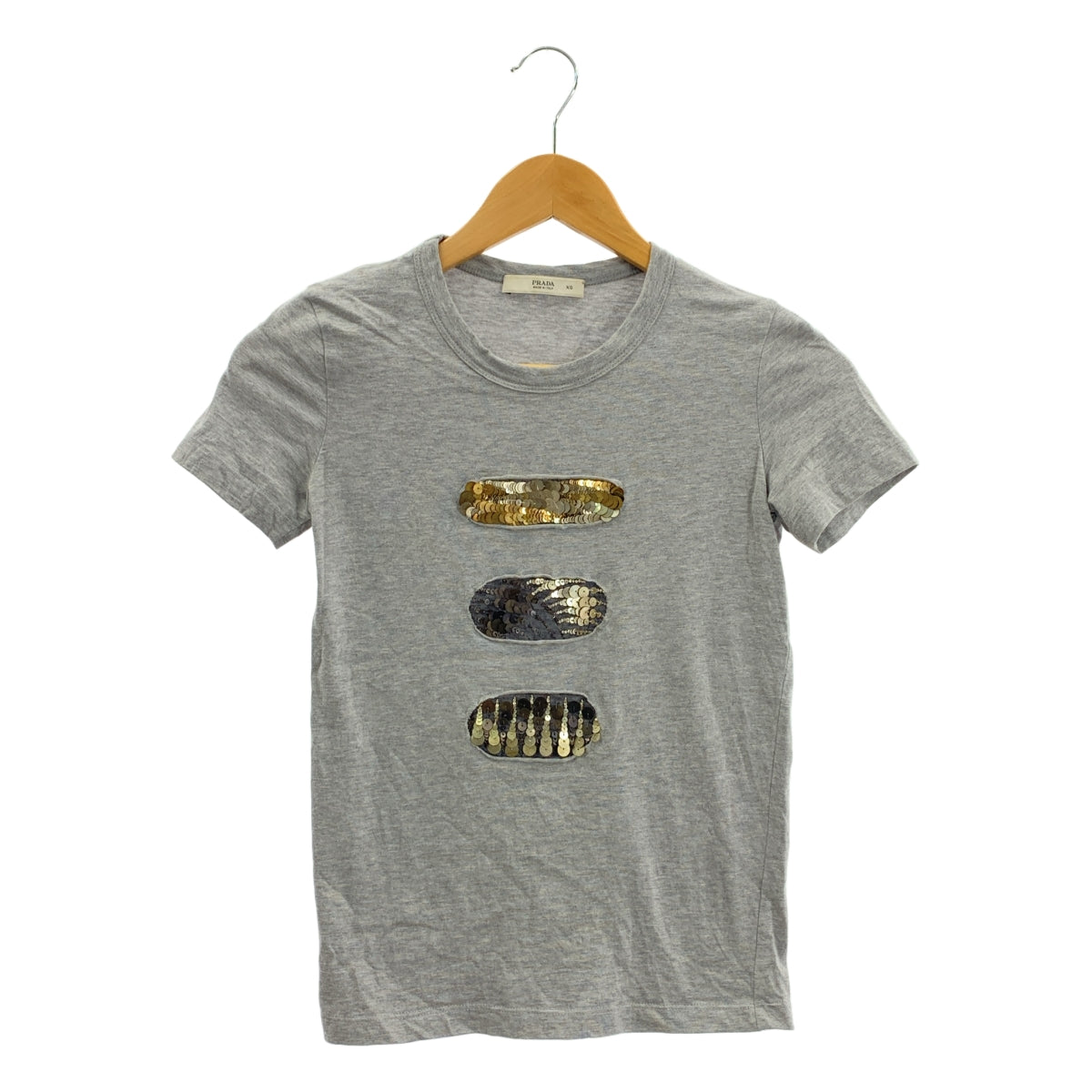 PRADA | 裝飾圓領 T 卹 | XS | 女款