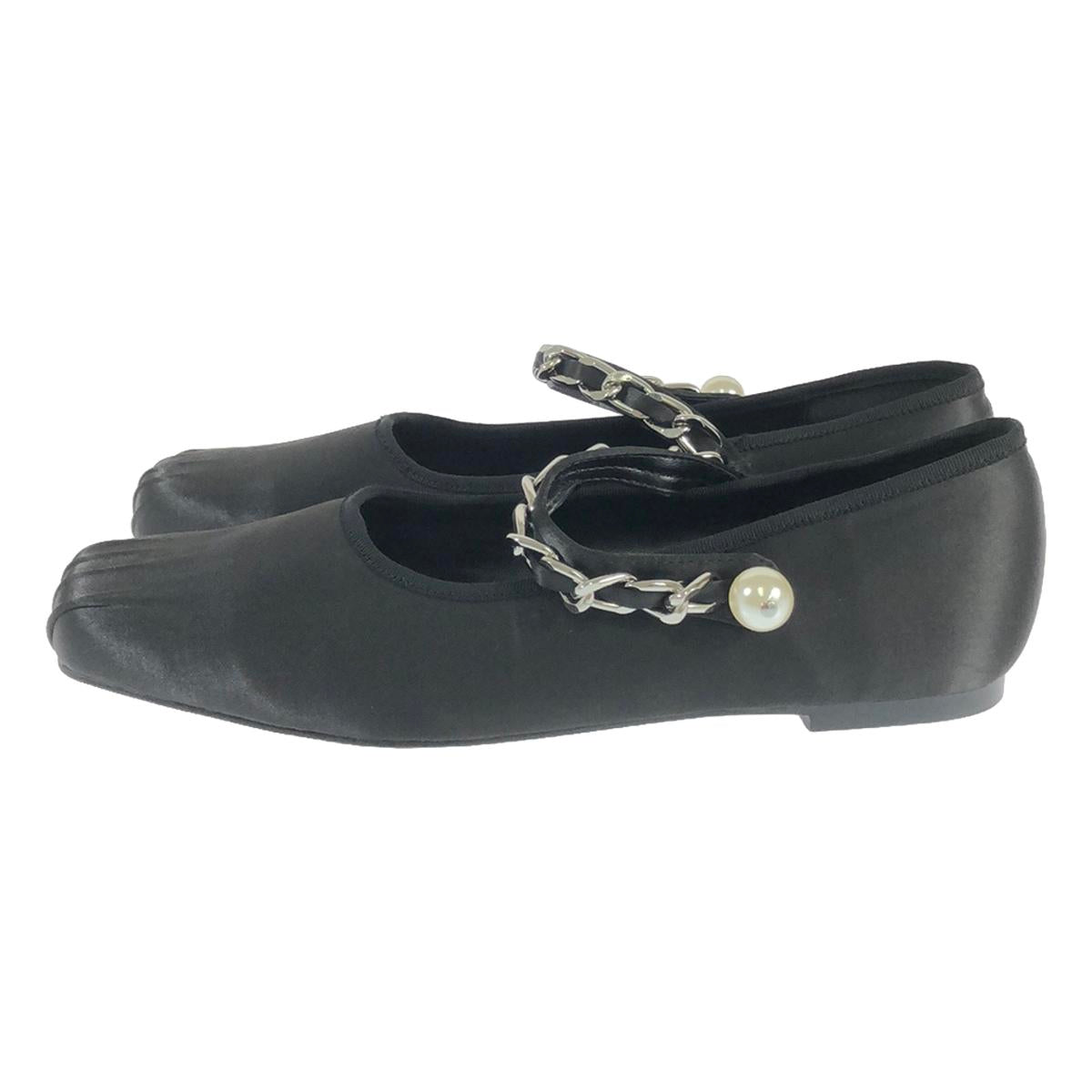 [New] COEL | Chain Strap Mary Jane Pumps | Size 39 | Black | Women's