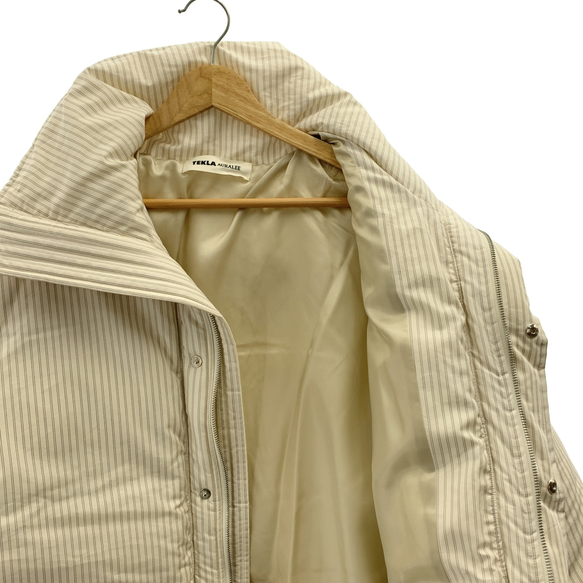 【新品】  AURALEE / オーラリー | 2024AW | × TEKLA  STRIPE DOWN JACKET ストライプ ダウンジャケット | 4 | SNOW STRIPES | メンズ