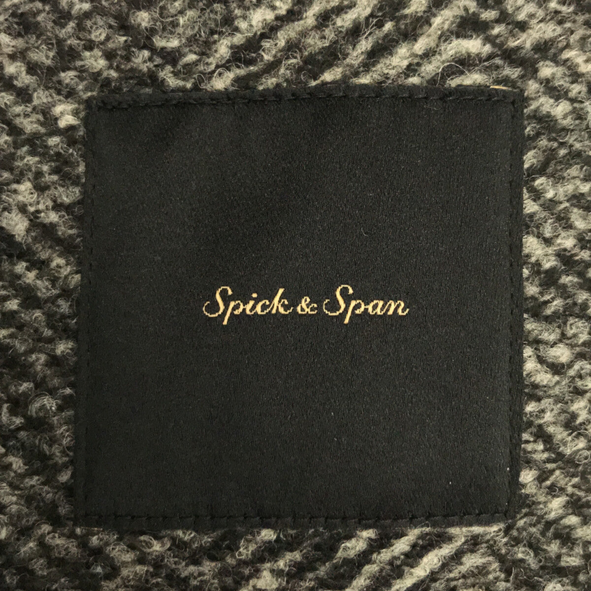 美品】 Spick and Span / スピックアンドスパン | 2022AW | Wスライバー ヘリンボーン ミドル コート | 38 – KLD