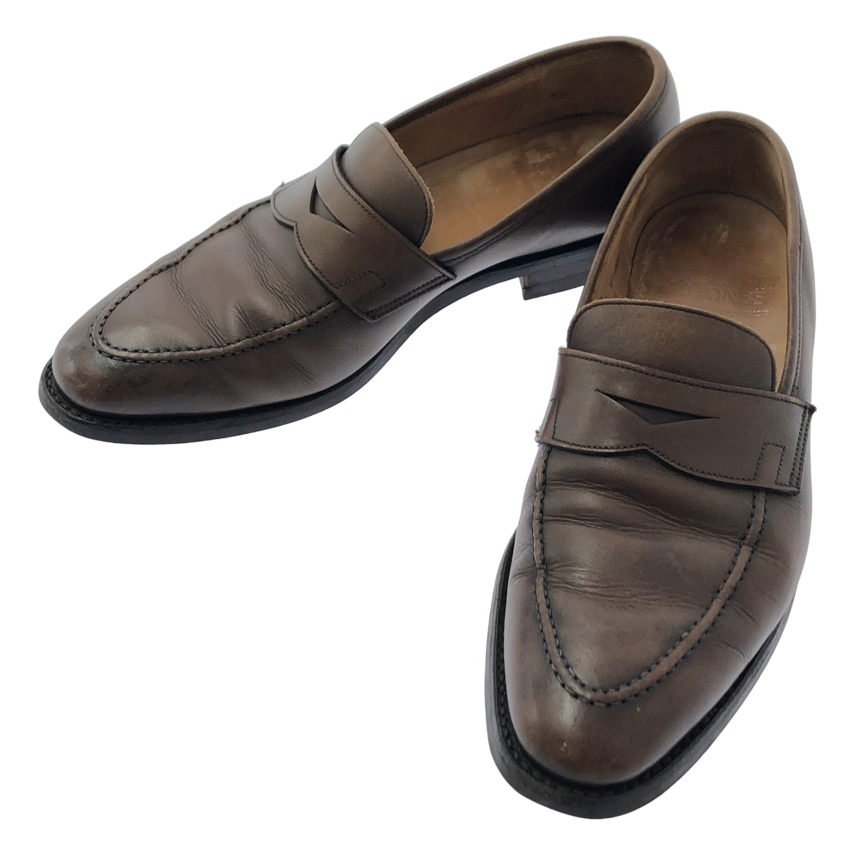 CROCKETT&JONES / クロケット&ジョーンズ | SYDNEY シドニー レザー ペニーローファー | 7E | ブラウン | メンズ