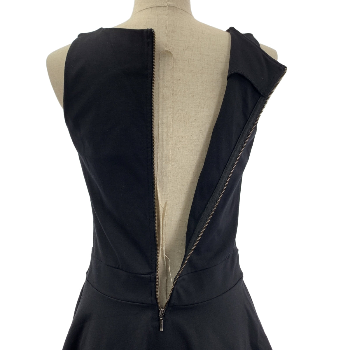 Junior GAULTIER / ジュニア ゴルチエ | レオパード切替 バックジップ ノースリーブ ワンピース | 12A | レディース