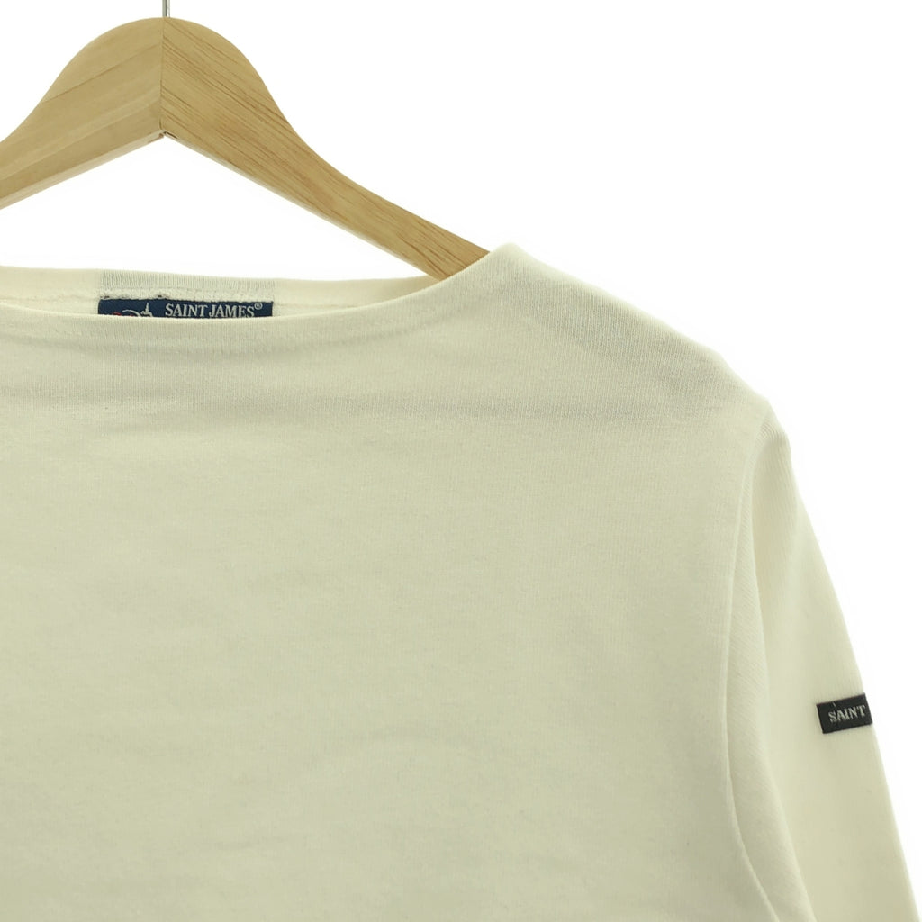 SAINT JAMES / セントジェームス | OUESSANT SOLID ウエッソン ソリッド バスクシャツ | T1 | レディース