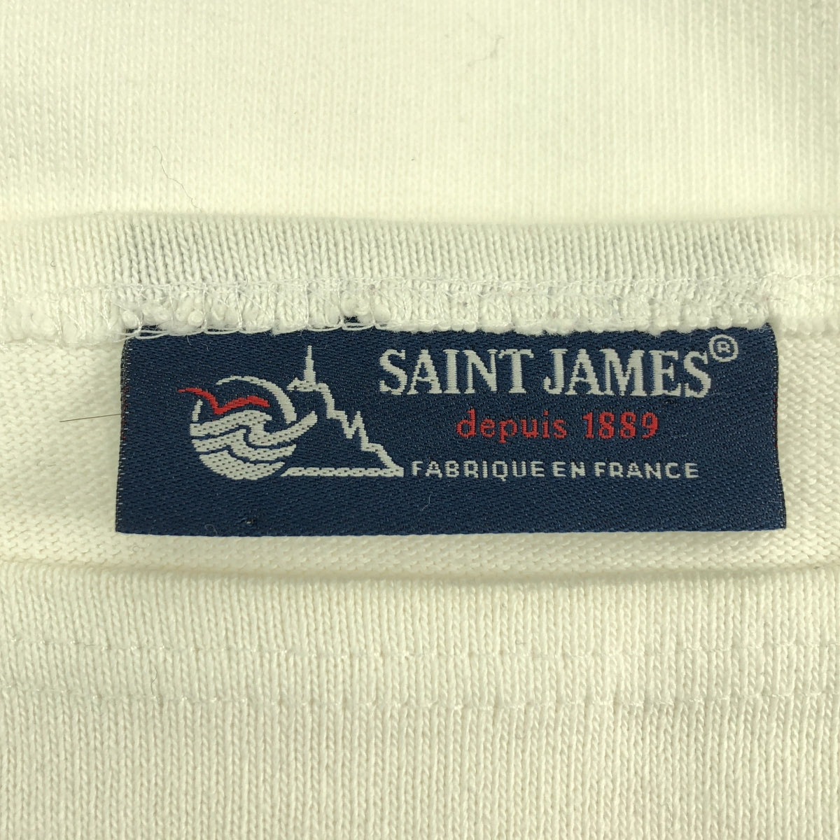 SAINT JAMES / セントジェームス | OUESSANT SOLID ウエッソン ソリッド バスクシャツ | T1 | レディース