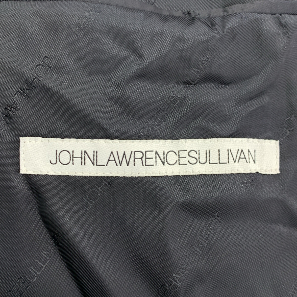 JOHN LAWRENCE SULLIVAN / 존 로렌스 설리반 | MELTON DOUBLE BREASTED CHESTERFIELD COAT / 울 로고 버튼 더블 롱 코트 / 총 안감 | 44 | 남성