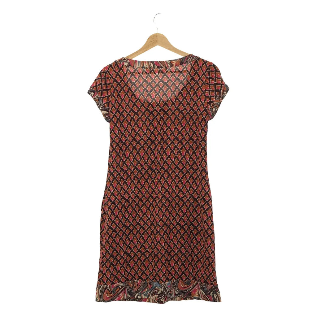 DIANE VON FURSTENBERG / ダイアンフォンファステンバーグ | 総柄 ミニワンピース | 6 | レディース