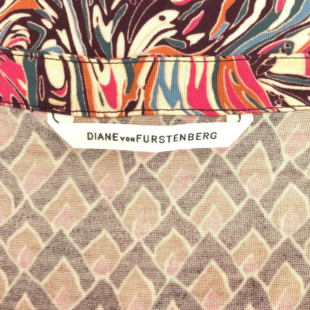 DIANE VON FURSTENBERG / ダイアンフォンファステンバーグ | 総柄 ミニワンピース | 6 | レディース