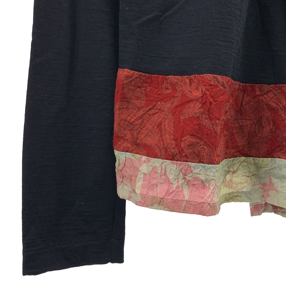 tricot COMME des GARCONS / 트리코 콤 데 걸슨 | 2000AW | 울 다른 소재 전환 니트 |