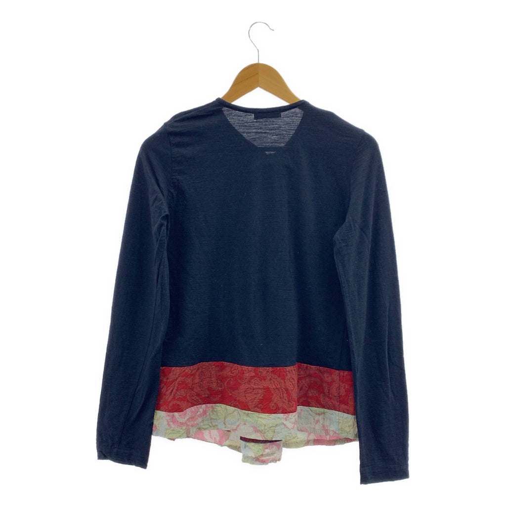 tricot COMME des GARCONS / 트리코 콤 데 걸슨 | 2000AW | 울 다른 소재 전환 니트 |