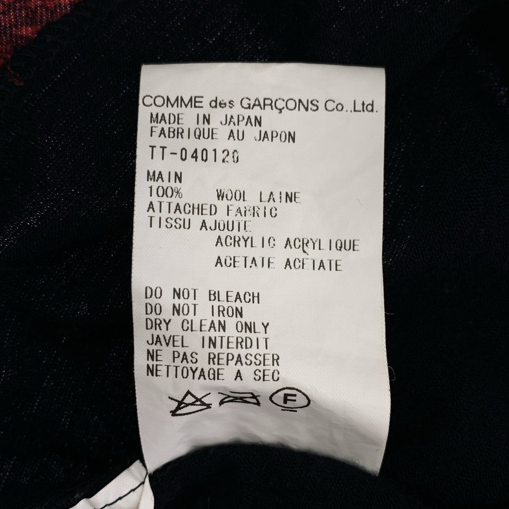 tricot COMME des GARCONS / 트리코 콤 데 걸슨 | 2000AW | 울 다른 소재 전환 니트 |