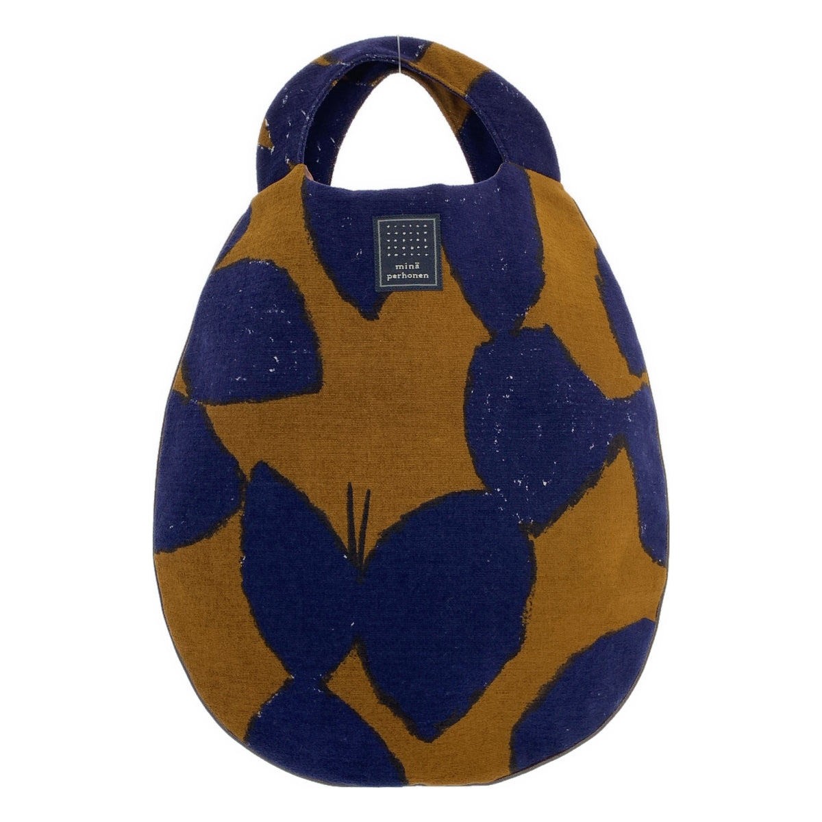 [近新] mina perhonen | 2019 春夏 | 慢舞蛋形手提包 | 海軍藍 | 女款