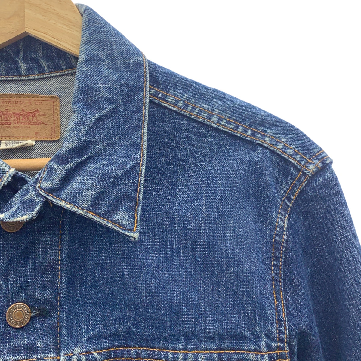 Levi's / リーバイス | 60s ヴィンテージ 70505 BIG-E 4TH デニム トラッカージャケット 刻印521 | インディゴ | メンズ