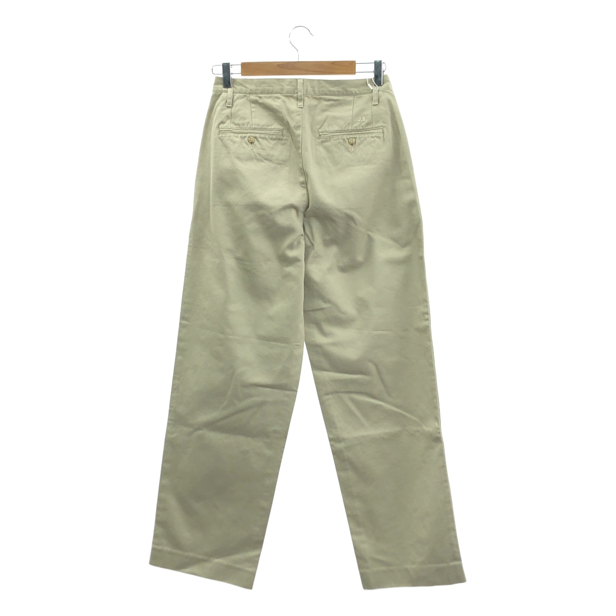 【美品】  J.B. ATTIRE / ジェービーアタイア | Paris trouser / ロゴ 2タック トラウザーズ パンツ | 2 | ベージュ | レディース