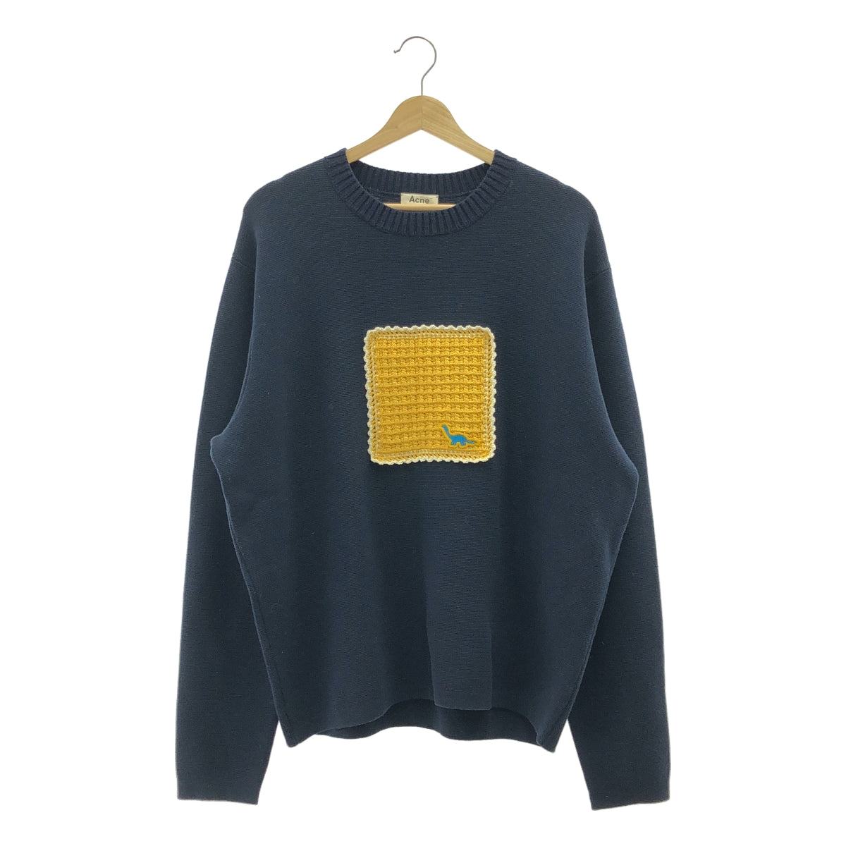 Acne Studios / 여드름 스튜디오 | 다이나소 패치 크루넥 니트 |