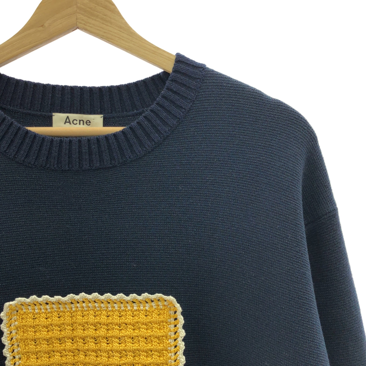 Acne Studios / 여드름 스튜디오 | 다이나소 패치 크루넥 니트 |