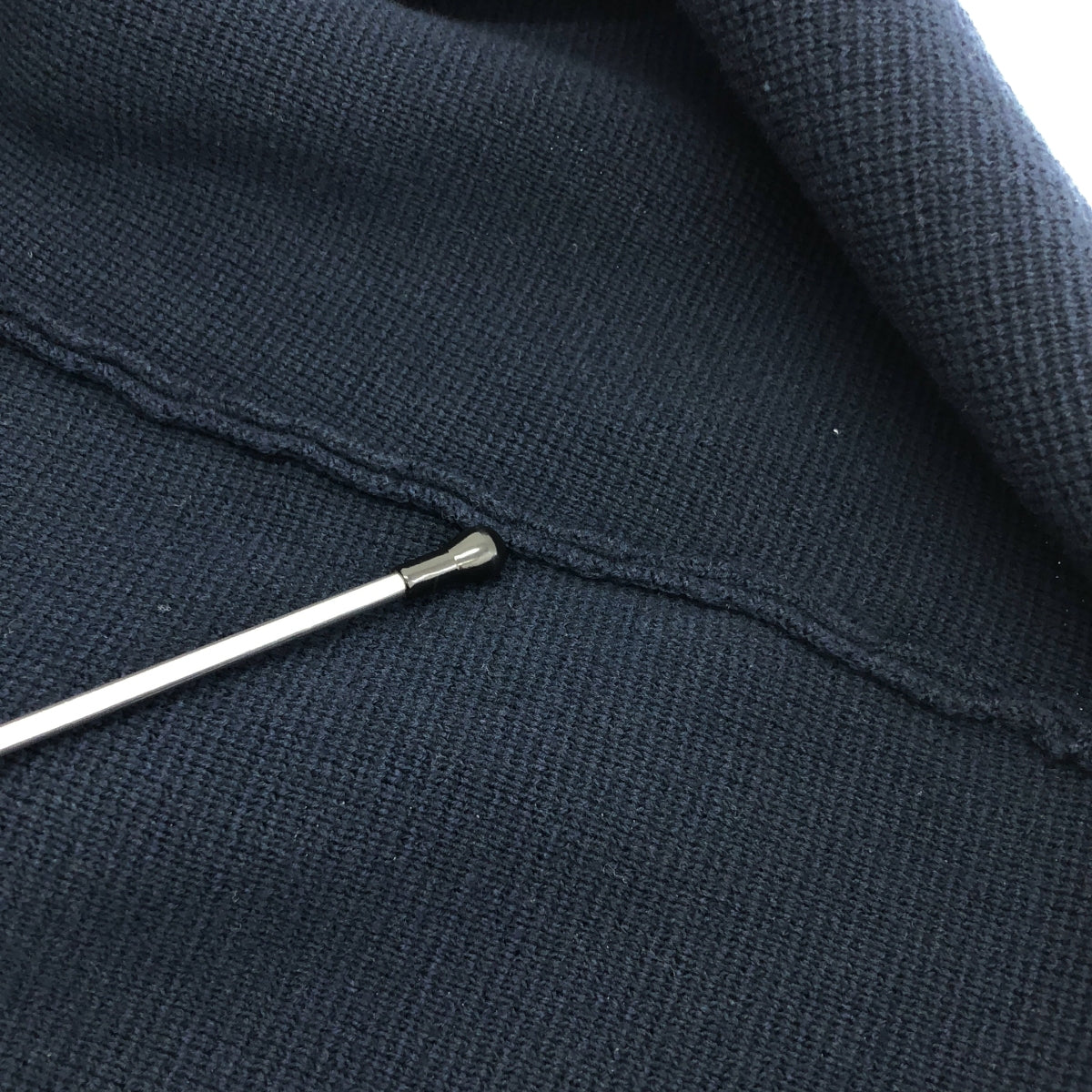 Acne Studios / アクネストゥディオズ | ダイナソーワッペン クルーネックニット | ネイビー | メンズ