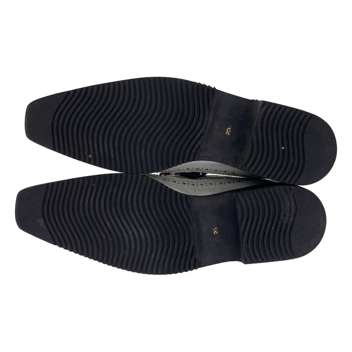 COMME des GARCONS / 콤데 갤슨 | 실버 레이스 업 신발 | 23cm | 여성