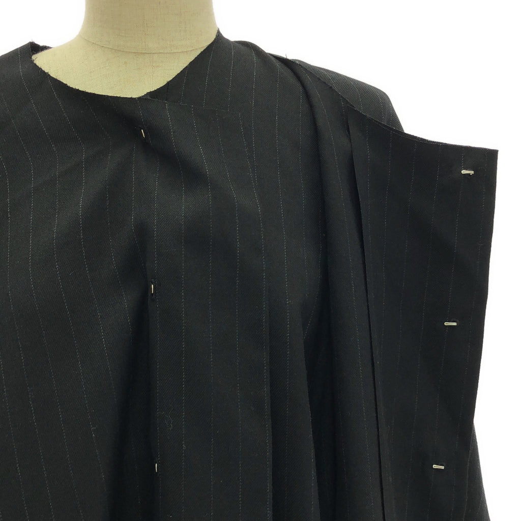 【미품】 COMME des GARCONS / 콤데 갤슨 | 2021SS/AD2020 | DISSONANCE / 불협화음 차단 레이어드 빅 실루엣 코트 | XS | 블랙 | 여성
