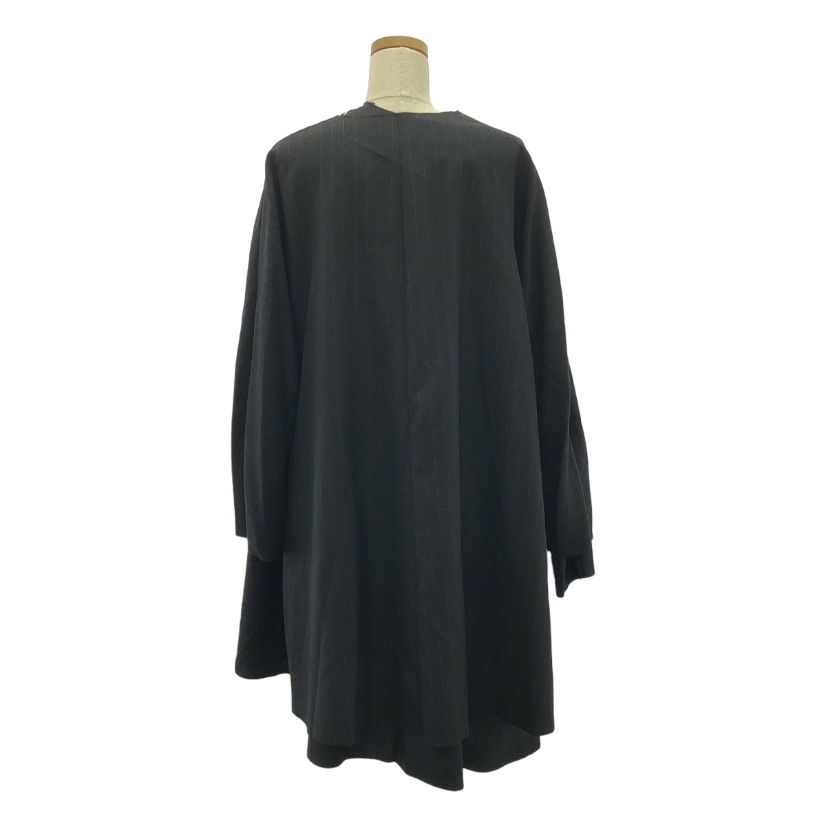 [狀況良好] COMME des GARCONS | 2021SS / AD2020 | DISSONANCE / Dissonance Cut-off Layered Big Silhouette 大衣 | XS | 黑色 | 女款