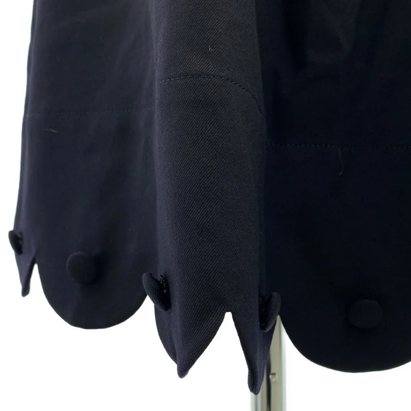 COMME des GARCONS GIRL / コムデギャルソンガール | 2015AW | ウール スカラップ ギャザー イージー スカート | S | レディース
