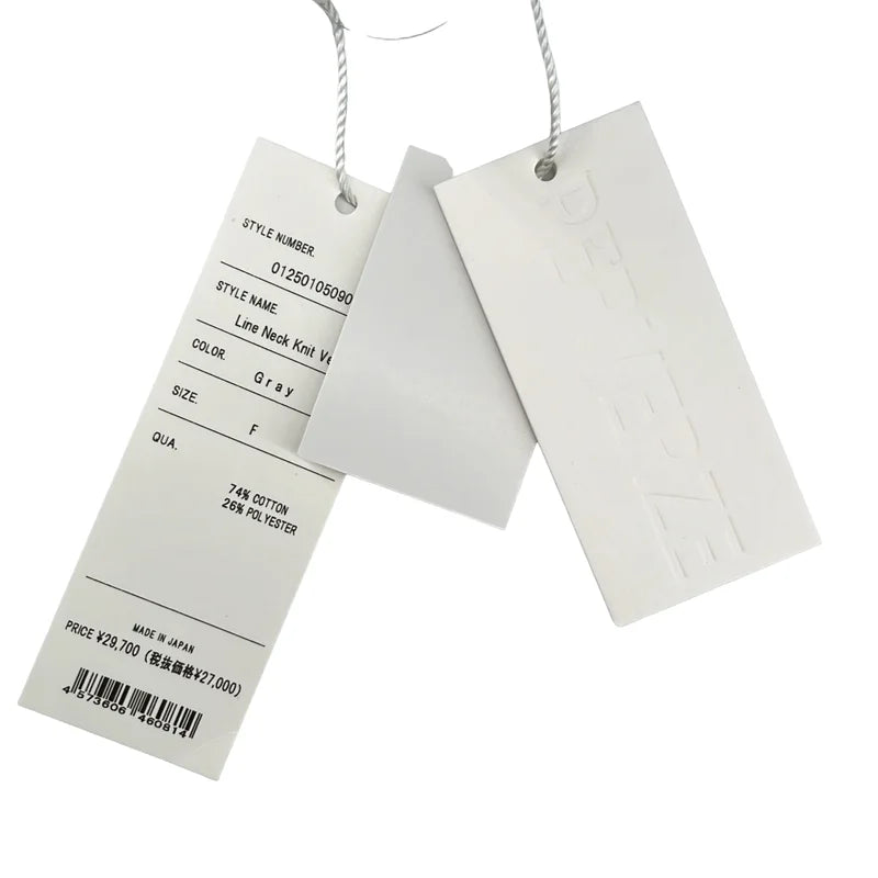 PERVERZE / パーバーズ | Line Neck Knit Vest ニット ベスト | F | レディース