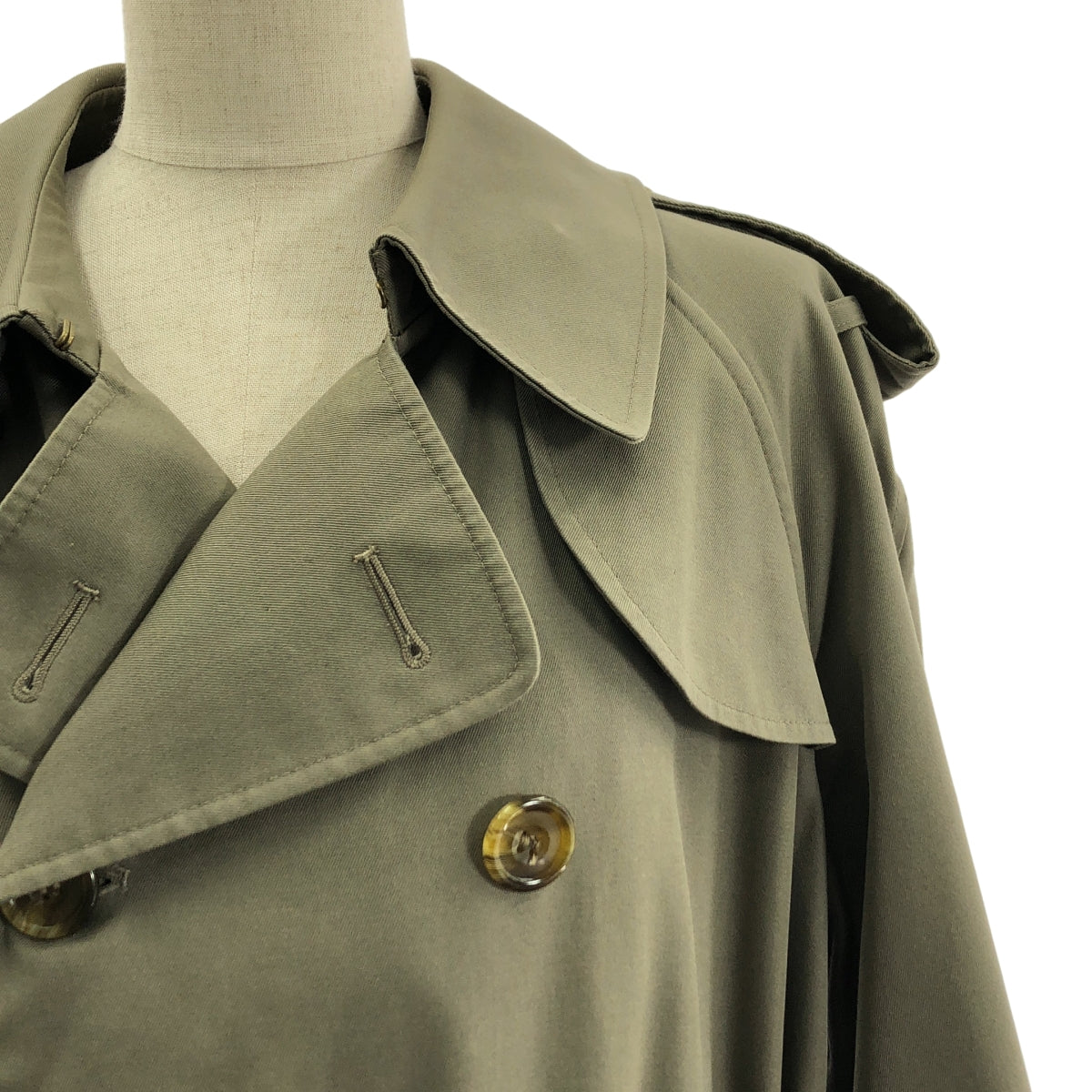 AQUASCUTUM / アクアスキュータム | AQUA5 コットン混 トレンチコート | 10 | レディース