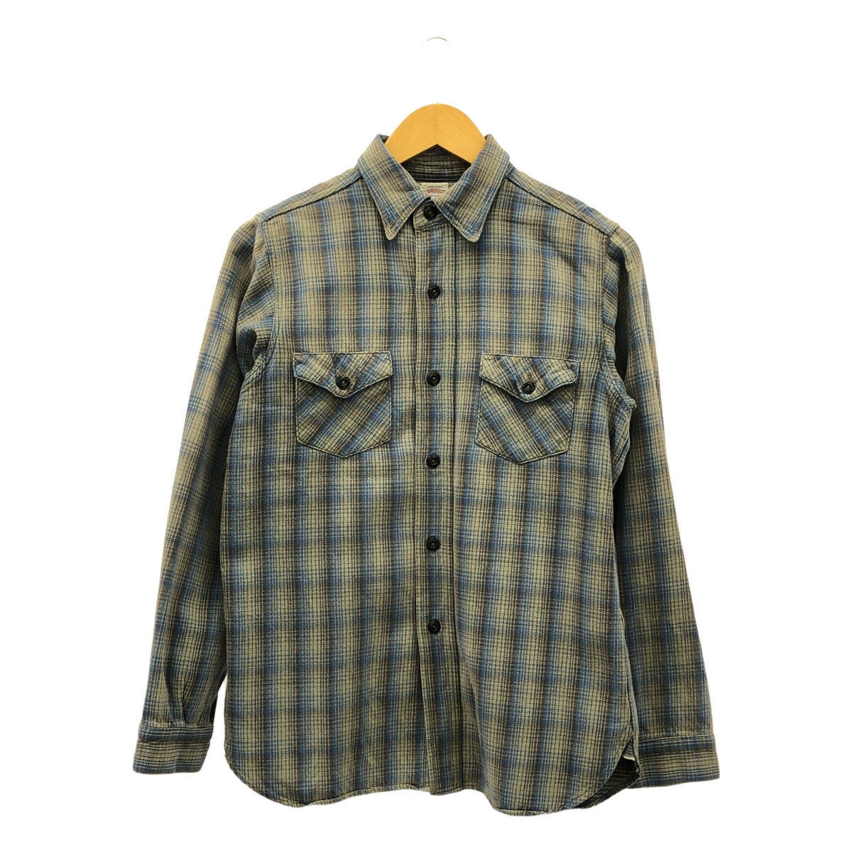 WAREHOUSE / Warehouse | 格紋棉質長袖襯衫 | M | 男款