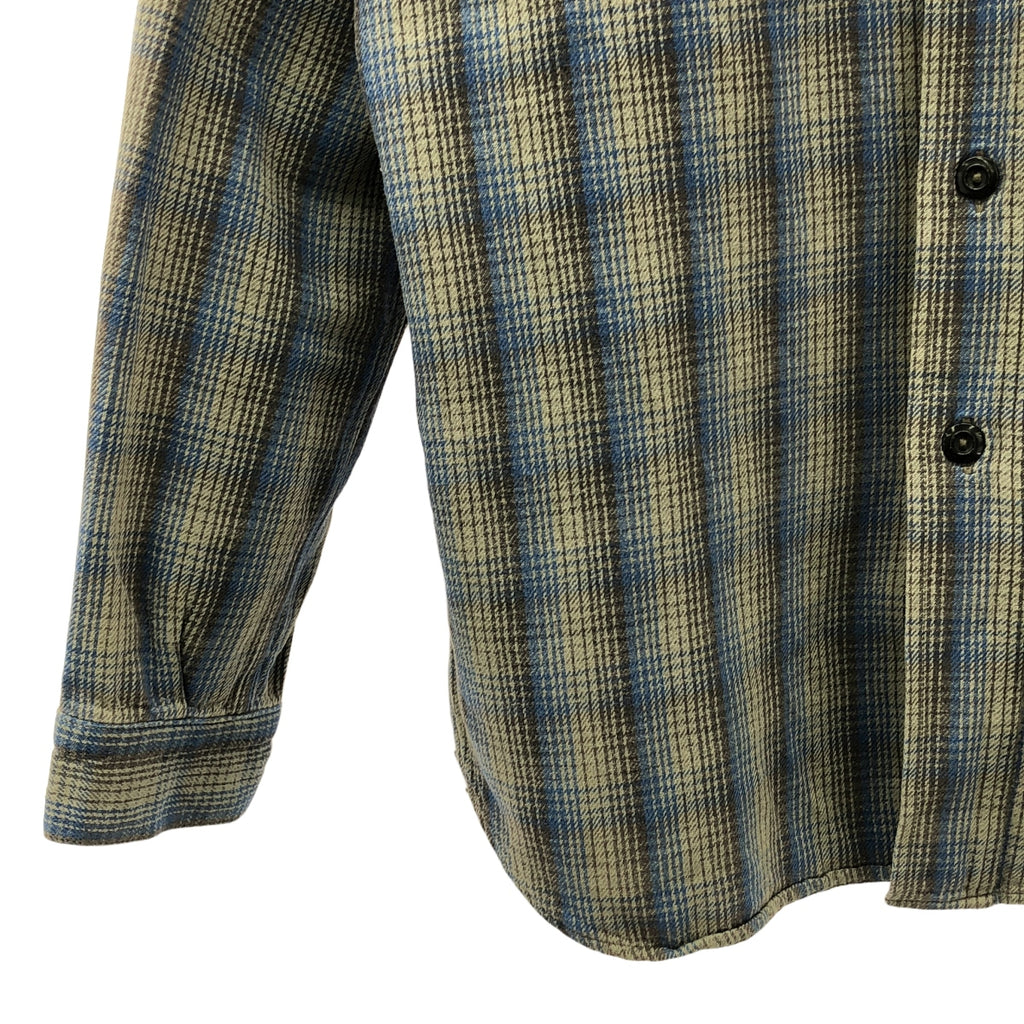 WAREHOUSE / ウエアハウス | チェック コットン 長袖 シャツ | M | グレー系 | メンズ