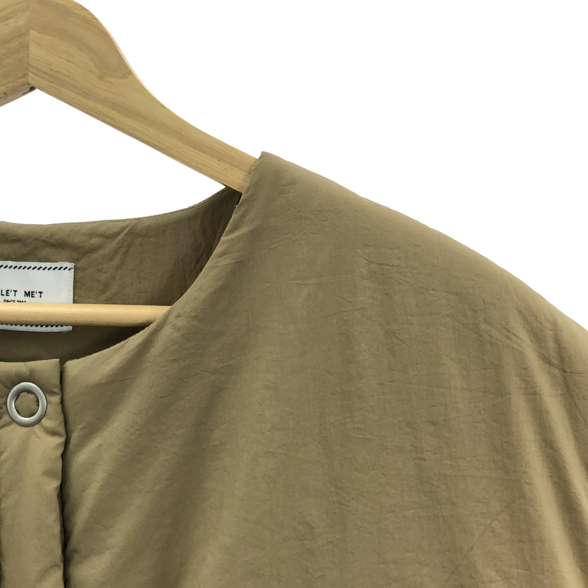 None / | male't me't / マレットメット ボリューム ノーカラー ベスト ジャケット | 1 | レディース