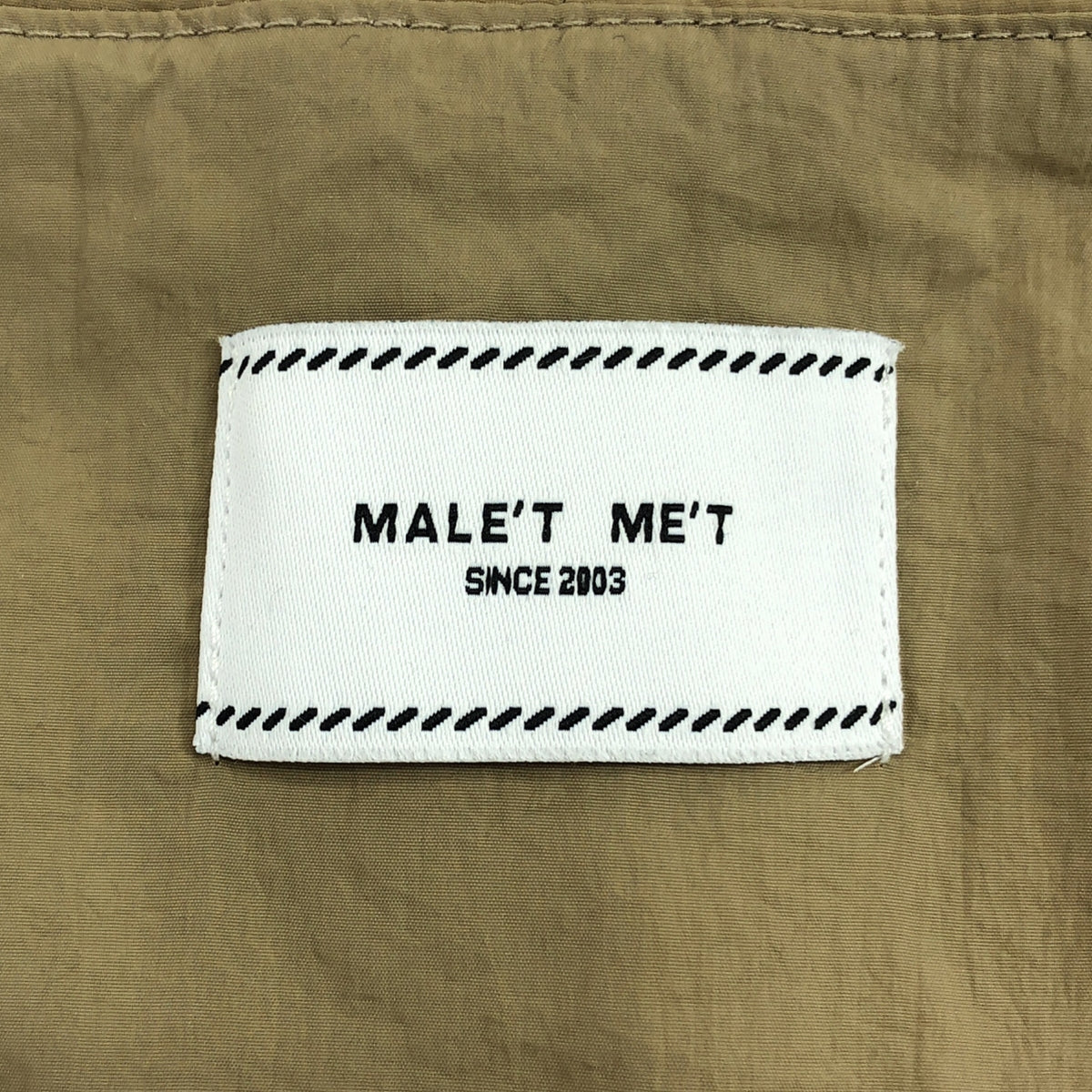 無 / | male't me't / Malletmet Volume 無領背心外套 | 1 | 女款