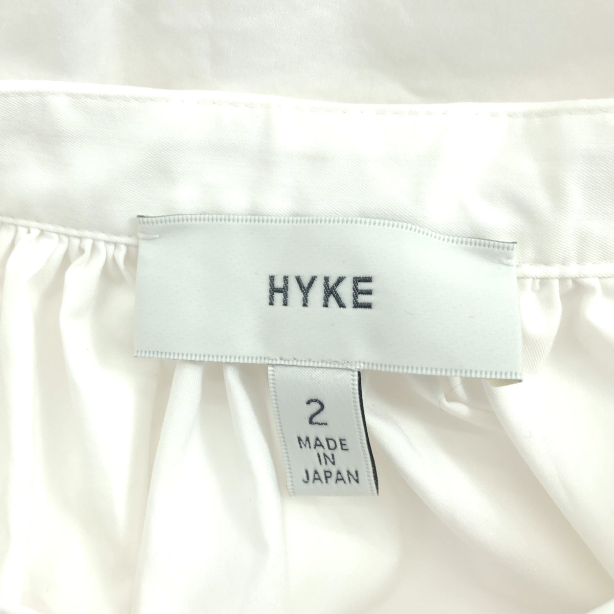 HYKE | 燈籠袖襯衫裙 | 尺寸 2 | 白色 | 女款