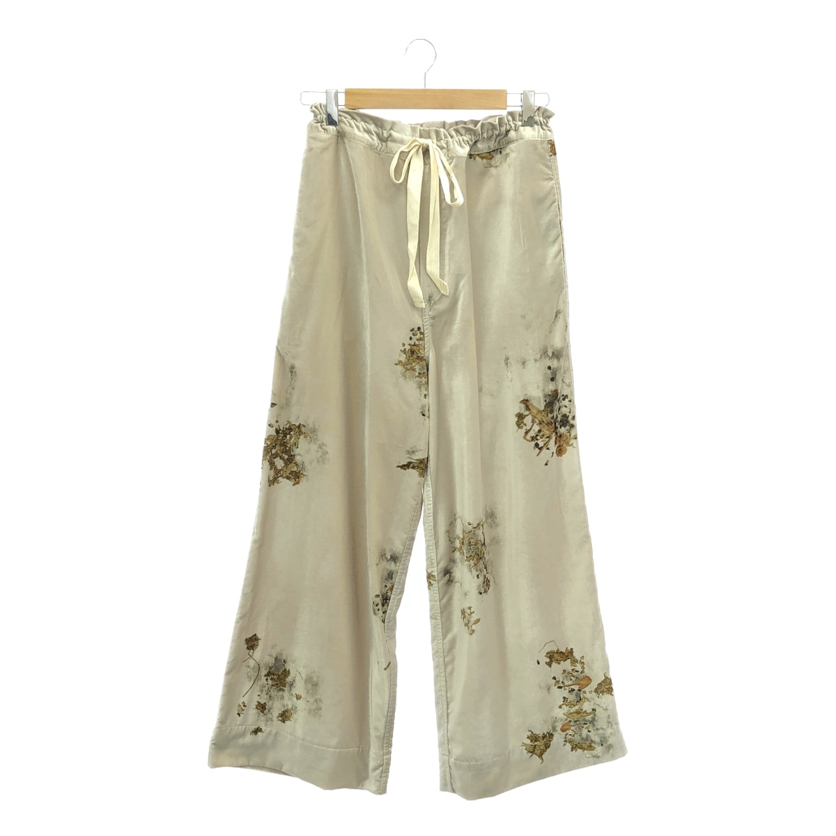 Peng Tai | VELVET CHINESE MEDICINE PRINT PAJAMAPANTS PANTS | 44 | Men's