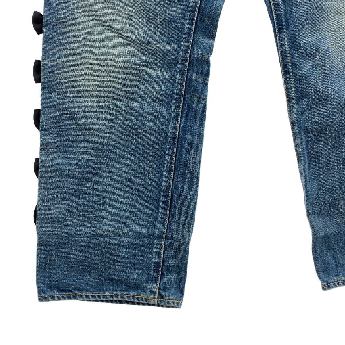 星期二 TRESOR |側邊絲帶牛仔長褲 |尺寸 4 |女性的