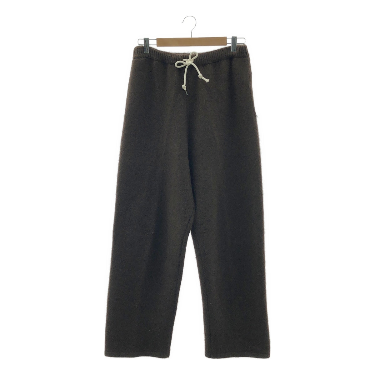 walenode / ウェルノード | 2022AW | チベタンヤクミックス ニットパンツ | S | ブラウン | メンズ