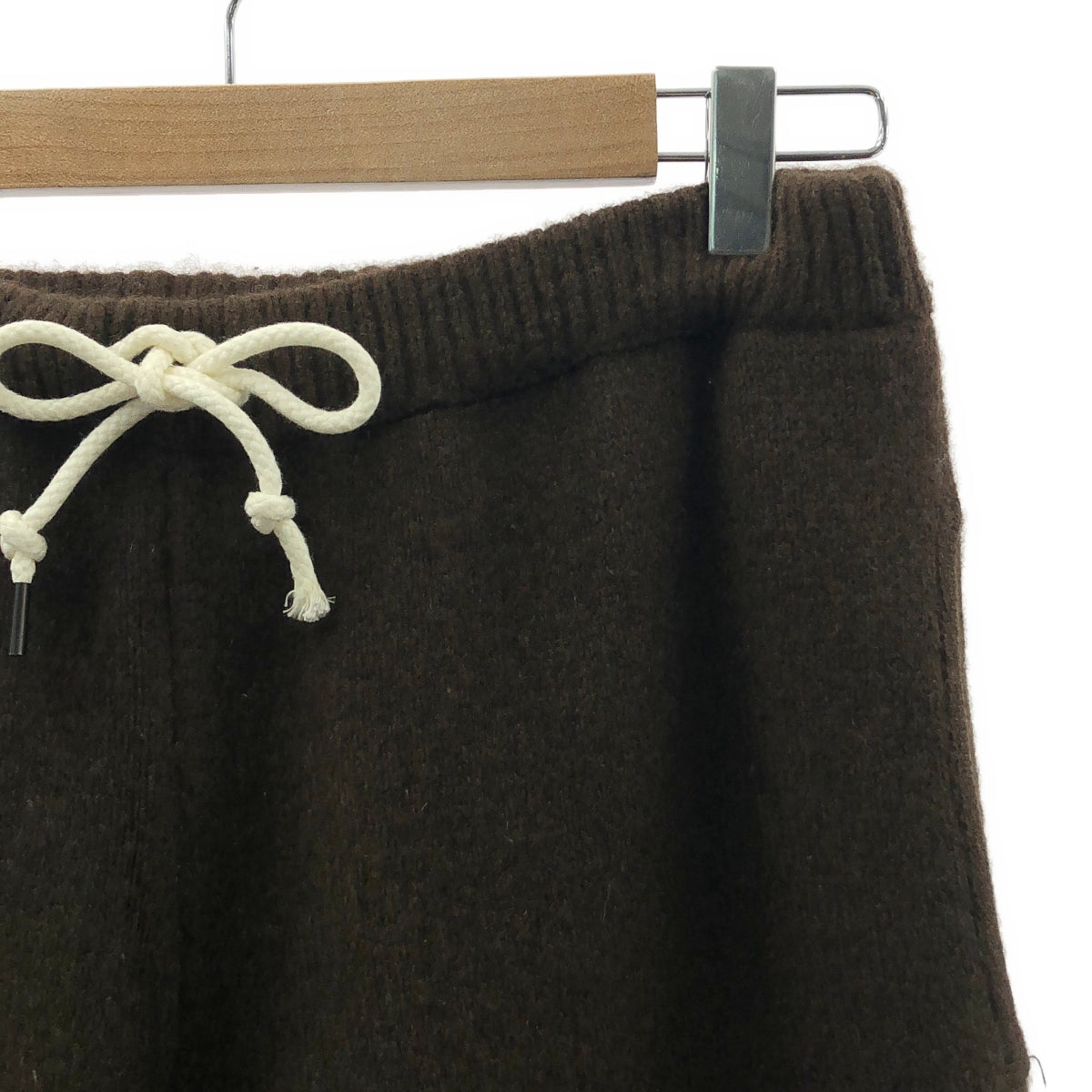 walenode | 2022 秋冬 | 藏犛牛混紡針織褲 | S碼 | 棕色 | 男款