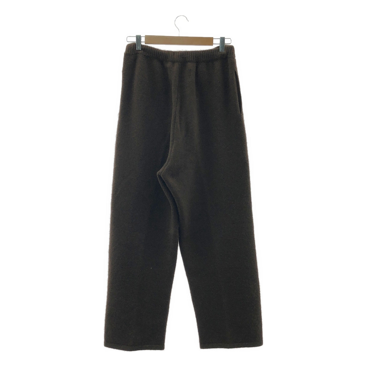 walenode / ウェルノード | 2022AW | チベタンヤクミックス ニットパンツ | S | ブラウン | メンズ