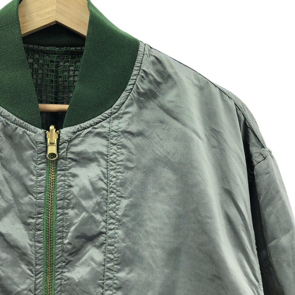 託加·維裡利斯 |蕾絲成衣染色束腰外套 MA-1 雙面夾克 | 46 | 46男士