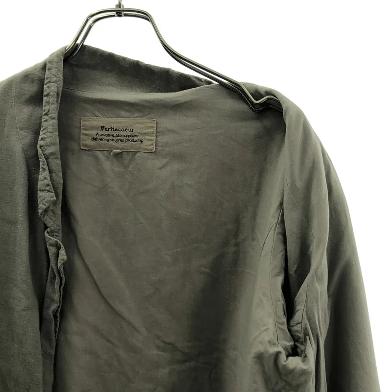 veritecoeur / ヴェリテクール | リネン ダブルコート | F | レディース