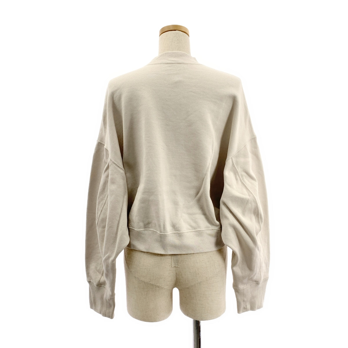 Mame Kurogouchi / 마메쿠로고우치 | 2025SS | Cording Embroidery Cropped Sweatshirt / 엠브로이드리 스웨트 트레이너 | 1 |