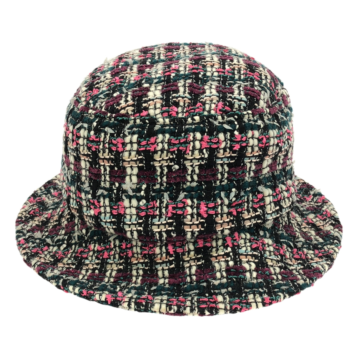 【美品】  Maison Michel / メゾンミッシェル | Axel ツイード バケット ハット | マルチカラー | レディース