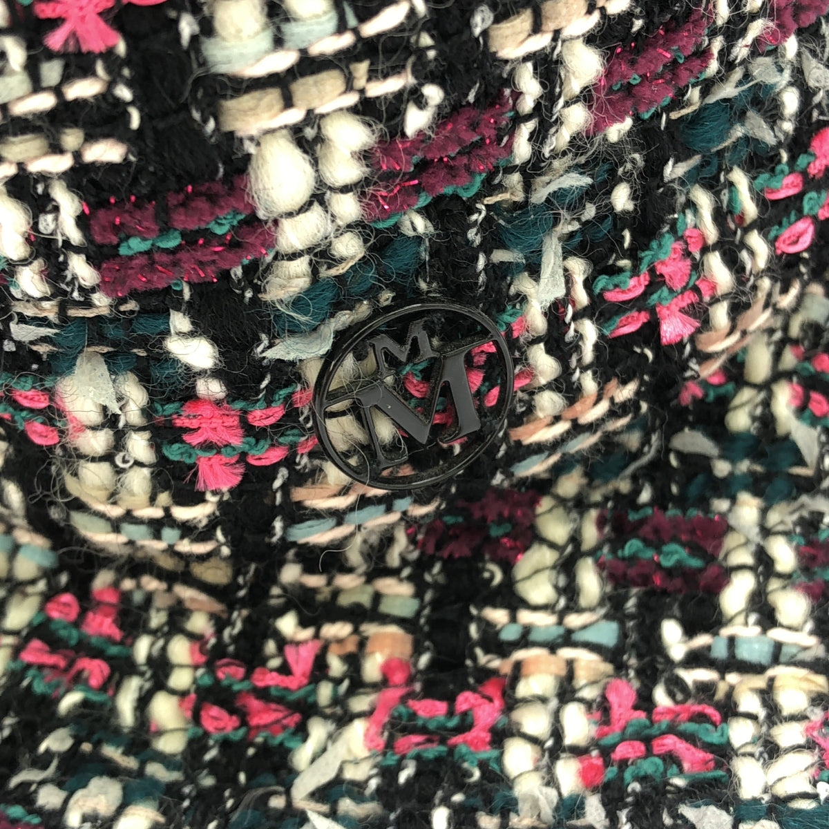 【미품】 Maison Michel / 메종 미셸 | Axel 트위드 버킷 모자 | 멀티 컬러 | 여성